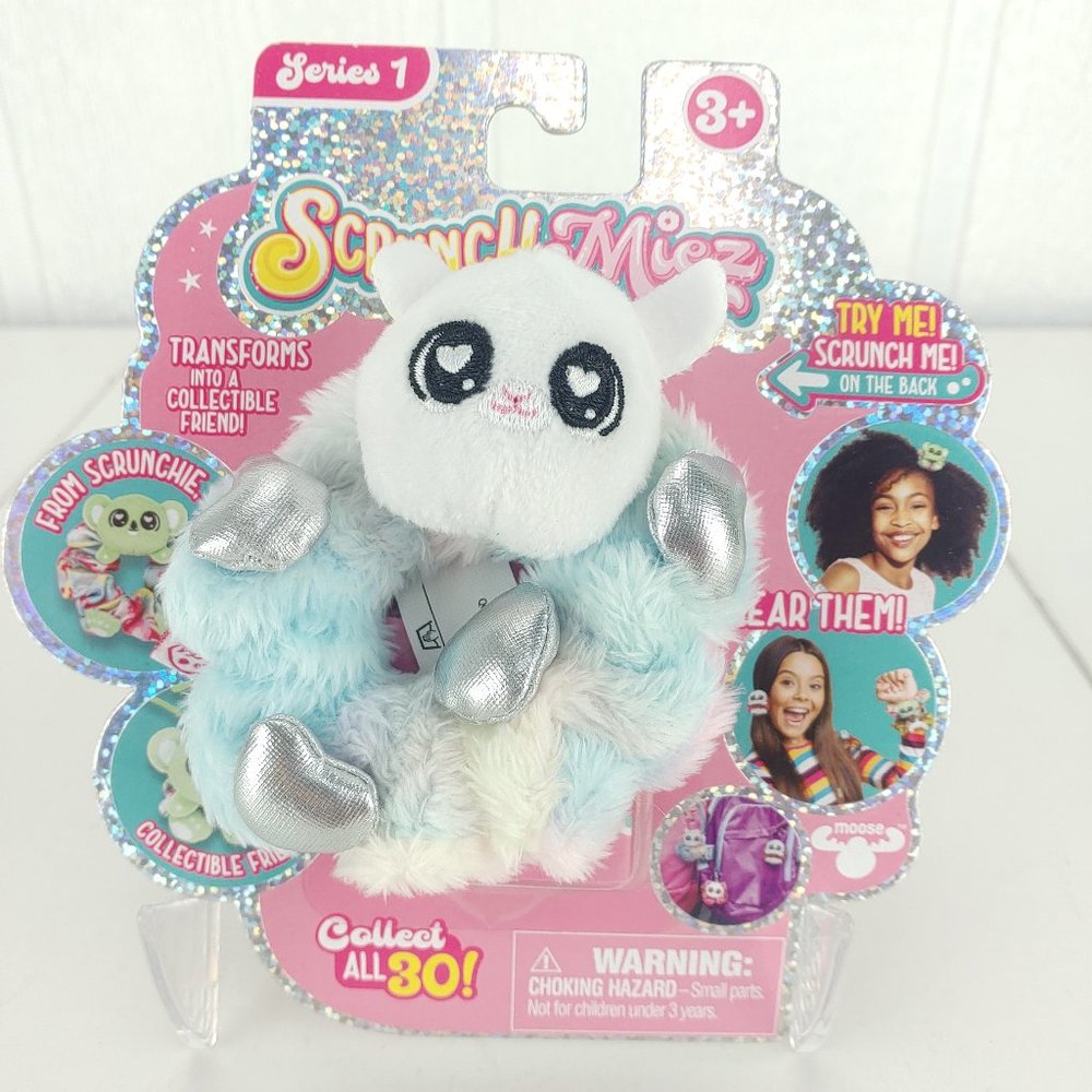Scrunchmiez Series 1 Fuzzle Llama Scrunchie to Collectible Friend Moose Toys New
